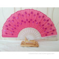 Dancing lace fan with paillette